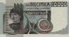 Italian 10,000 Lire (30-10-1976): Front