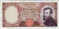 Italian 10,000 Lire (28-11-1964): Front
