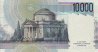 Italian 10,000 Lire (25-7-2001): Reverse