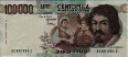Italian 100,000 Lire (1-12-1986): Front
