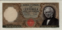 Italian 100,000 Lire (19-7-1970): Front