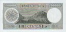 Italian 100,000 Lire (19-7-1970): Reverse