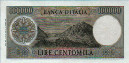 Italian 100,000 Lire (3-7-1967): Reverse