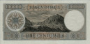 Italian 100,000 Lire (6-2-1974): Reverse