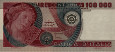 Italian 100,000 Lire (20-6-1978): Front
