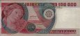 Italian 100,000 Lire (1-7-1980): Front