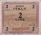 Italian 2 Lire (1943): Front
