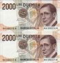 Italian 2,000 Lire (24-10-1990): Front