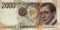 Italian 2,000 Lire (24-10-1990): Front