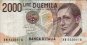 Italian 2,000 Lire (25-7-2001): Front