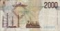 Italian 2,000 Lire (25-7-2001): Reverse