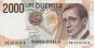 Italian 2,000 Lire (6-3-1992): Front