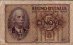 Italian 5 Lire (1940 XVIII): Front