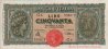 Italian 50 Lire (10-12-1944): Front