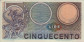 Italian 500 Lire (2-4-1979): Reverse