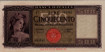 Italian 500 Lire (20-3-1947): Front
