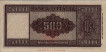 Italian 500 Lire (20-3-1947): Reverse