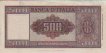 Italian 500 Lire (20-3-1947): Reverse