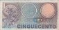 Italian 500 Lire (2-4-1979): Reverse