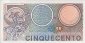 Italian 500 Lire (20-12-1976): Reverse