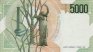 Italian 5,000 Lire (10-9-1992): Reverse