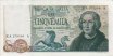 Italian 5,000 Lire (20-5-1971): Front