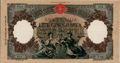 Italian 5,000 Lire (24-3-1955): Front