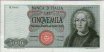 Italian 5,000 Lire (4-1-1968): Front