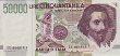 Italian 50,000 Lire (16-10-1995): Front