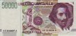 Italian 50,000 Lire (25-7-2001): Front