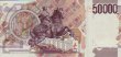 Italian 50,000 Lire (25-7-2001): Reverse
