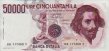 Italian 50,000 Lire (15-3-1984): Front
