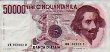 Italian 50,000 Lire (28-10-1985): Front