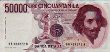 Italian 50,000 Lire (28-10-1985): Front