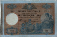 Banca Nazionale nel Regno d'Italia 25 Lire (20-7-1892): Front