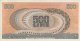 Italian 500 Lire (20-10-1967): Reverse