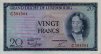 20 Franchi del Lussemburgo ND(1955): Fronte