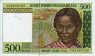 500 Franchi/100 Ariary Malgasci ND(1994): Fronte