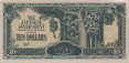Malayan $10 ND(1944): Front