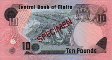 10 Lire Maltesi (1967/ND[1979]): Retro