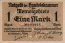 1 Marco di Memel (22-2-1922): Fronte