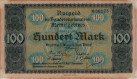 100 Marchi di Memel (22-2-1922): Fronte