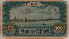 100 Marchi di Memel (22-2-1922): Retro