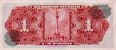 1 Peso Messicano (27-8-1969): Retro