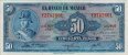 50 Pesos Messicani (29-12-1972): Fronte