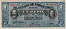 1 Peso Rivoluzionario Messicano (6-1915): Fronte