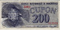 Moldovan 200 Cupon (1992): Front