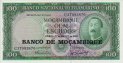 100 Scudi Mozambicani ND(1976): Fronte