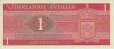 Netherlands Antilles 1 Gulden (8-9-1970): Reverse