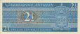 2½ Fiorini delle Antille Olandesi (8-9-1970): Retro